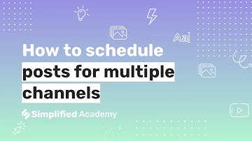 Schedule Posts for Multiple Social Media Channels at Once