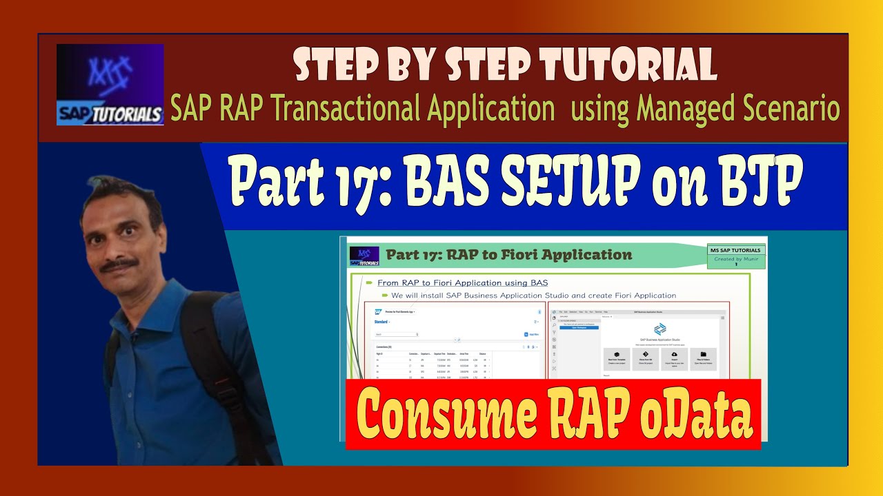 Part 17: SAP RAP Transaction App - Managed Scenario: Business Application Studio Setup