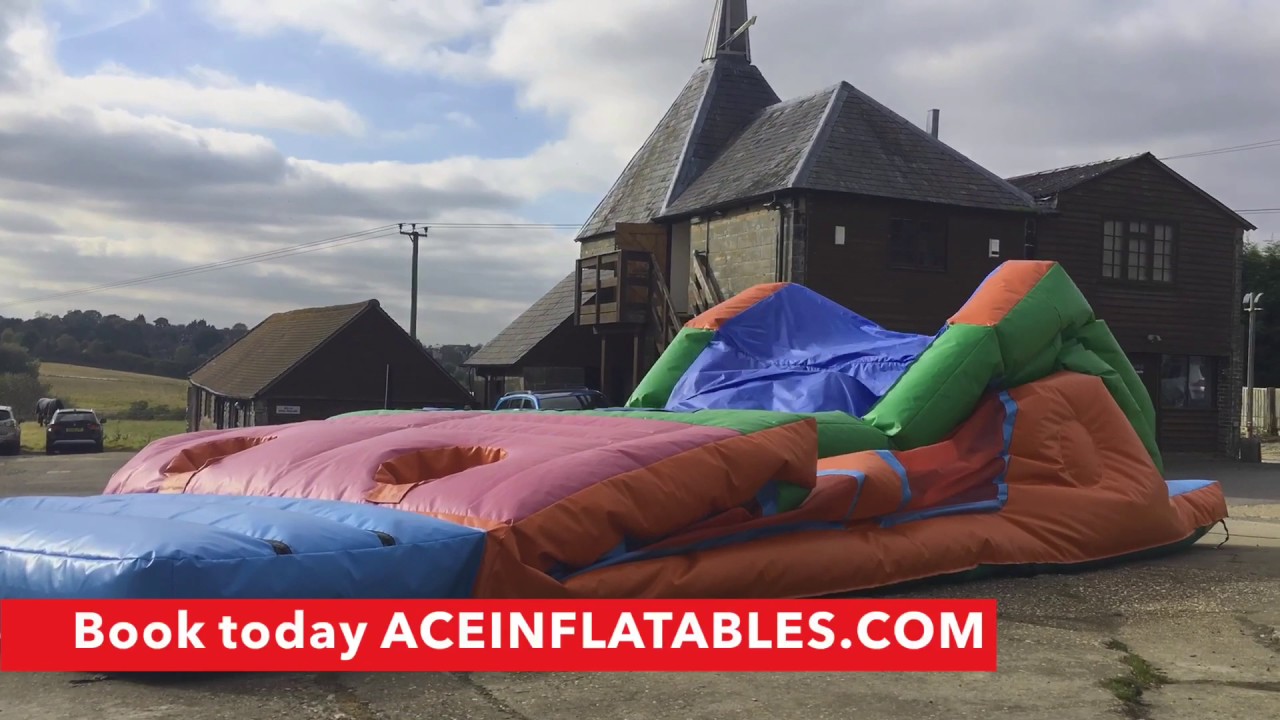 uckfield motor services Ace Inflatables - Rainbow 30ft Fun Run