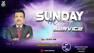 🔴Sunday Worship Service||#live||19.05.2024||Rev.Dr.M.Isaac||#zionworshipcentre||#isaacmedige||