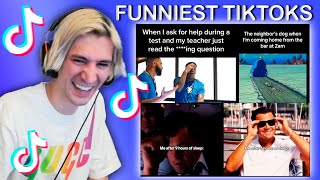 xQc CAN’T STOP LAUGHING For 21 Minutes! FUNNIEST TIKTOKS REACTION #20