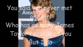 Begin Again by Taylor Swift HD LYRICS NO HIGH PITCHED VOICE