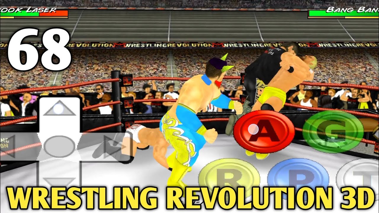 Wrestling Revolution 3d Gameplay || fight games || Wrestling Career || Fight - 68