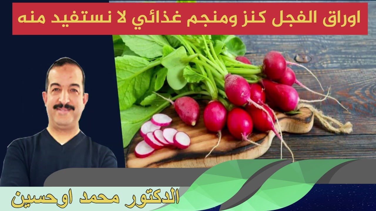 اوراق الفجل كنز ومنجم غذائي لا نستفيد من فوائده الدكتور محمد اوحسين