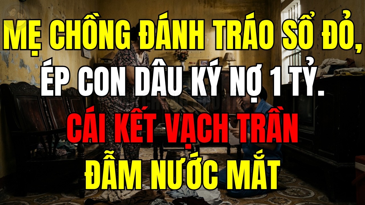 Mẹ Chồng Đánh Tráo Sổ Đỏ, Ép Con Dâu Ký Nợ 1 Tỷ. Cái Kết Vạch Trần Đẫm Nước Mắt