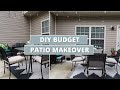 SUMMER DIY PATIO MAKEOVER ON A BUDGET // Decorate with me my small rental patio for UNDER $200