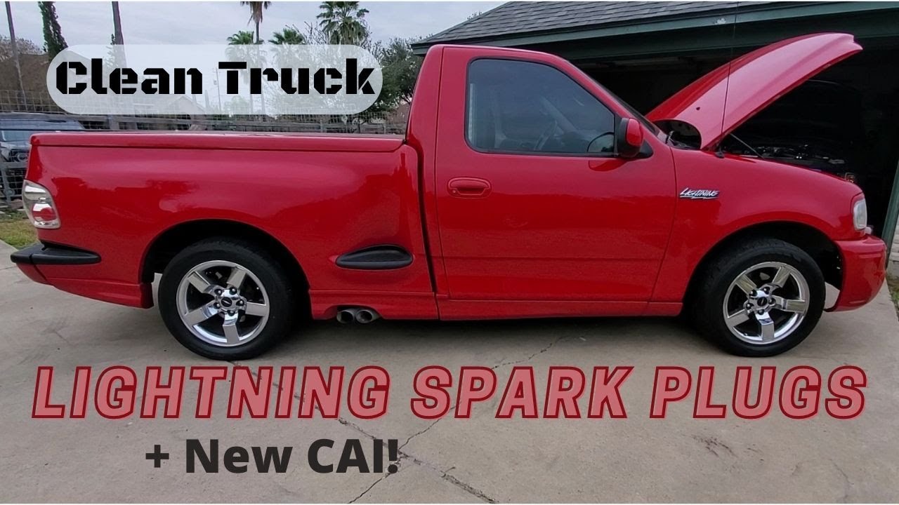 2002 FORD LIGHTNING new spark plugs + CAI