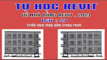 🔴Bài 21- Cách Vẽ Thép Dầm Trong  Revit 2023 #baoquanxd