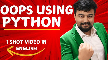Master OOP using Python in One Shot Video | English 🔥