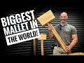 How to Make The BIGGEST Wooden Mallet In the World...