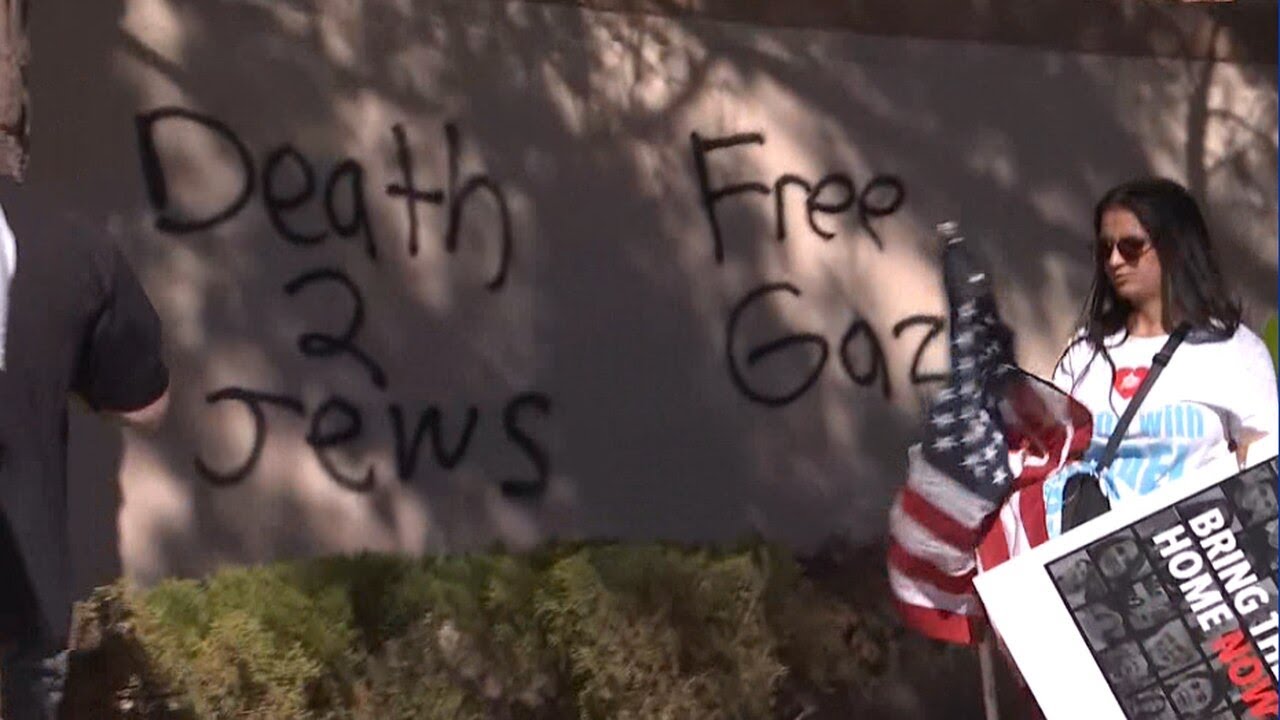 Southern Nevada Counter Terrorism Center investigating antisemitic graffiti found in west Las Veg...