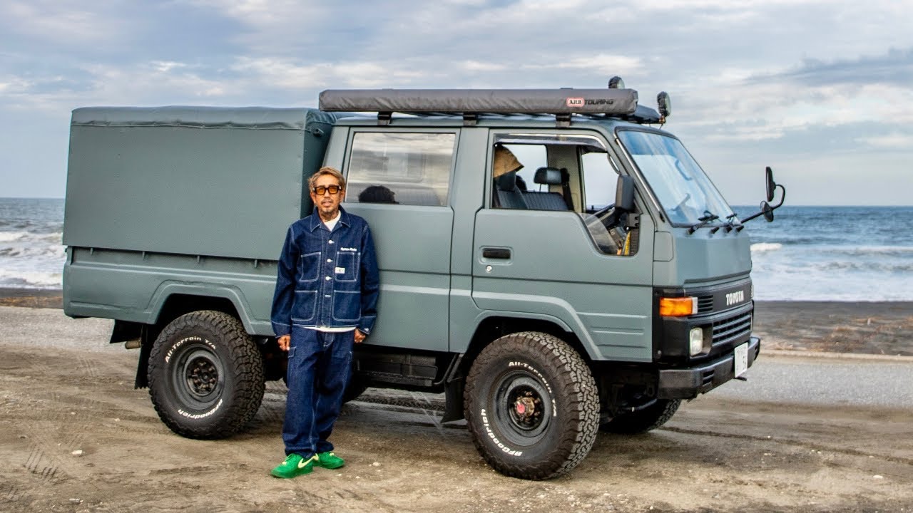 Modification Cost: 1 Million Yen] A 1990 Hiace Truck Has Been