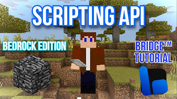 BRIDGE TUTORIAL! Minecraft Scripting API Tutorial (Part 1) | MCPE Beta Scripting API 2023