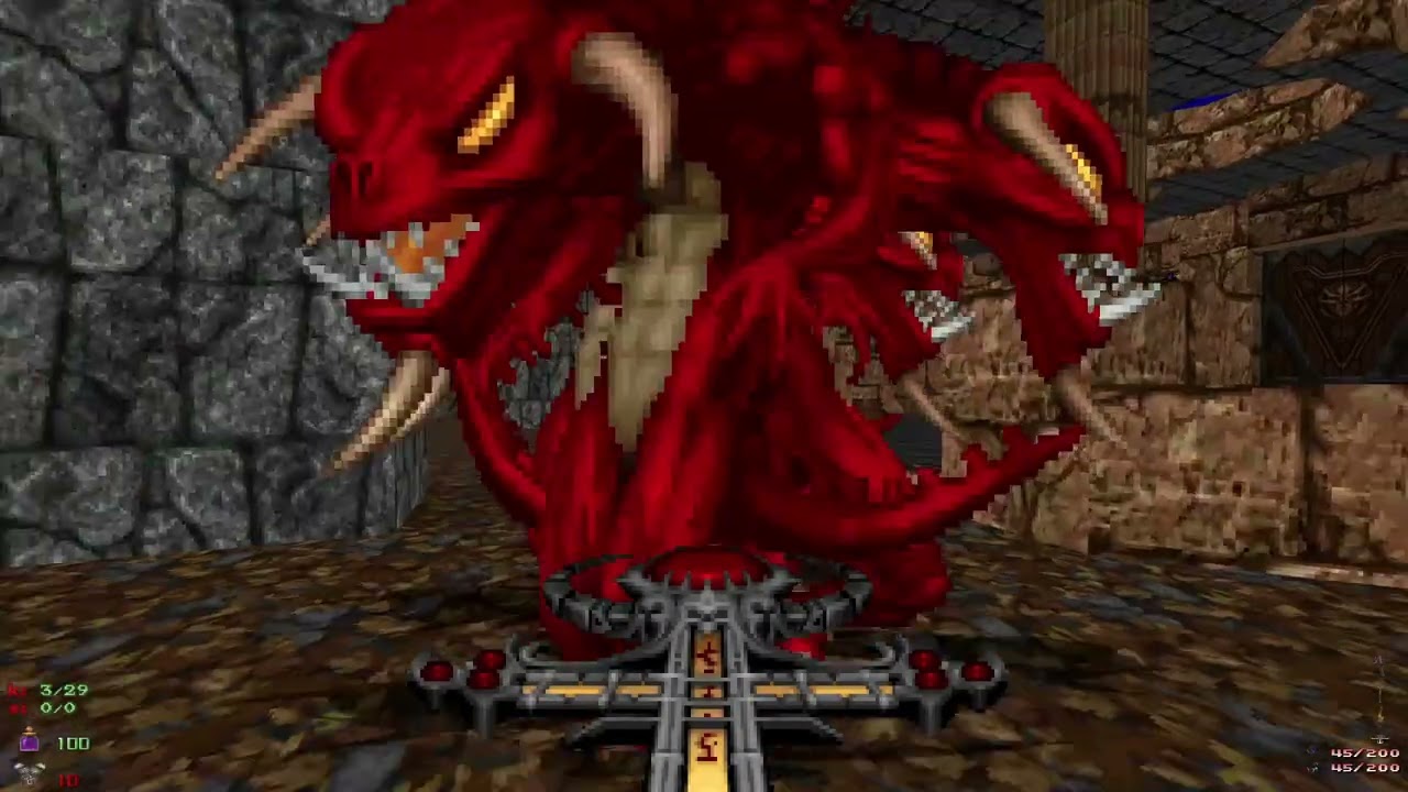 Hexen Custom Enemy-Magma Serpent Modification