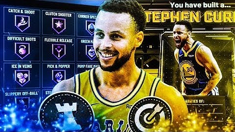 STEPH CURRY BUILD ON NBA 2K20! INSANE PURE SHARP BUILD ON NBA 2K20! GREEN EVERY JUMPSHOT ON 2K20!