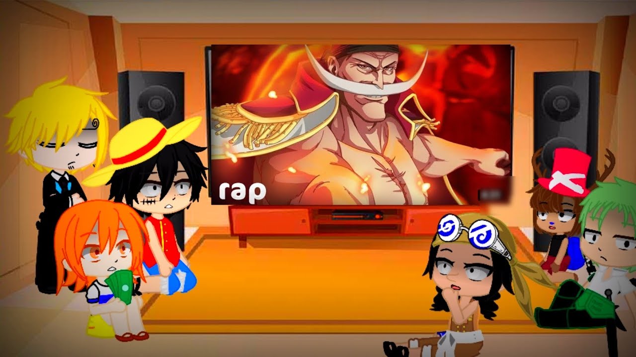 |🏴☠️ MUGIWARAS REACT👒| Rap do Barba Branca (One piece)| O Homem Mais Forte Do Mundo| M4RKIM...(🇧🇷)