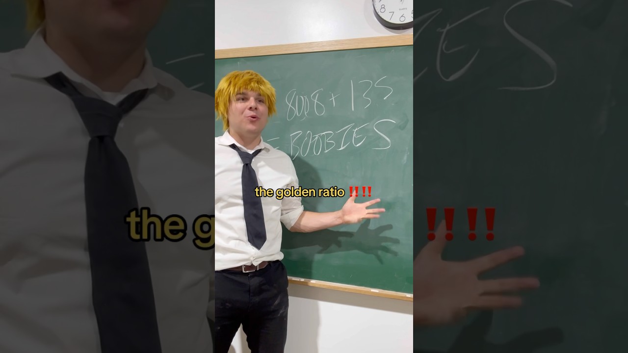 Denji explains the GOLDEN RATIO 😎 #anime #chainsawman #makima #denji #chainsawmananime