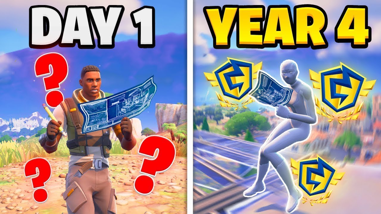 My 1 Year Fortnite Competitive Progression! (Noob to Pro) - YouTube