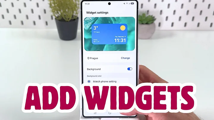 Samsung Galaxy S25 Ultra Guide - Easily Add Weather and Clock Widgets to Your Home Screen