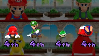 Mario Party 9  Mario vs Luigi vs Koopa vs Shy Guy  Blooper Beach