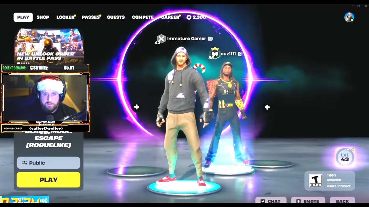 Immature Gamer X Holiday Special  - Unyverse: Black Moon Escape