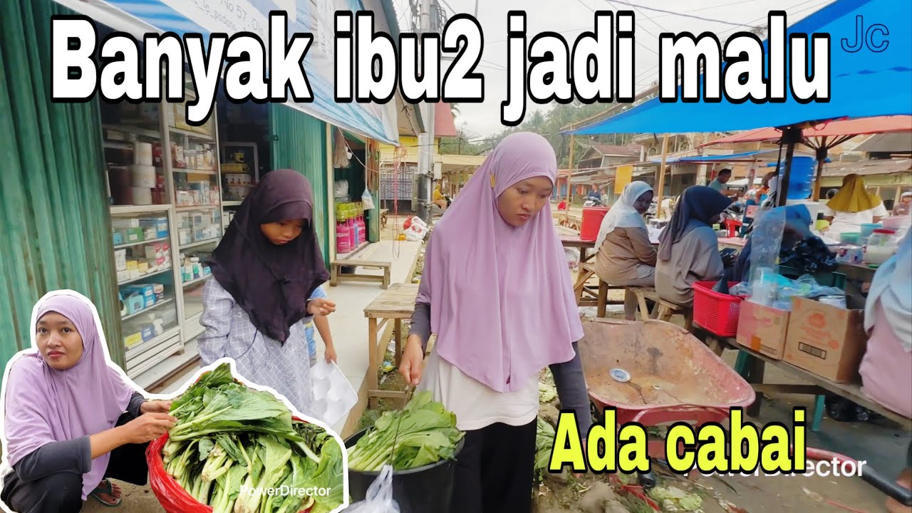 BANYAK CABAI JATUH MAU DI AMBIL TAPI MALU⁉️ KARENA BANYAK IBU2 KUMPUL BELI TAKJIL