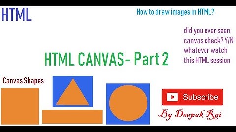 HTML Canvas  -  Part 2