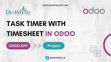 Odoo Task Timer with Timesheet | Task Tracking Timer Log