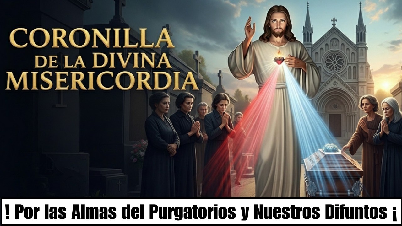 CORONILLA de la DIVINA MISERICORDIA 🙏 Almas del Purgatorio y FAMILIAR ...