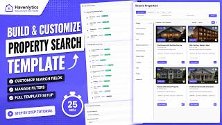Build & Customize Property Search in WordPress  Havenlytics Search Builder Tutorial