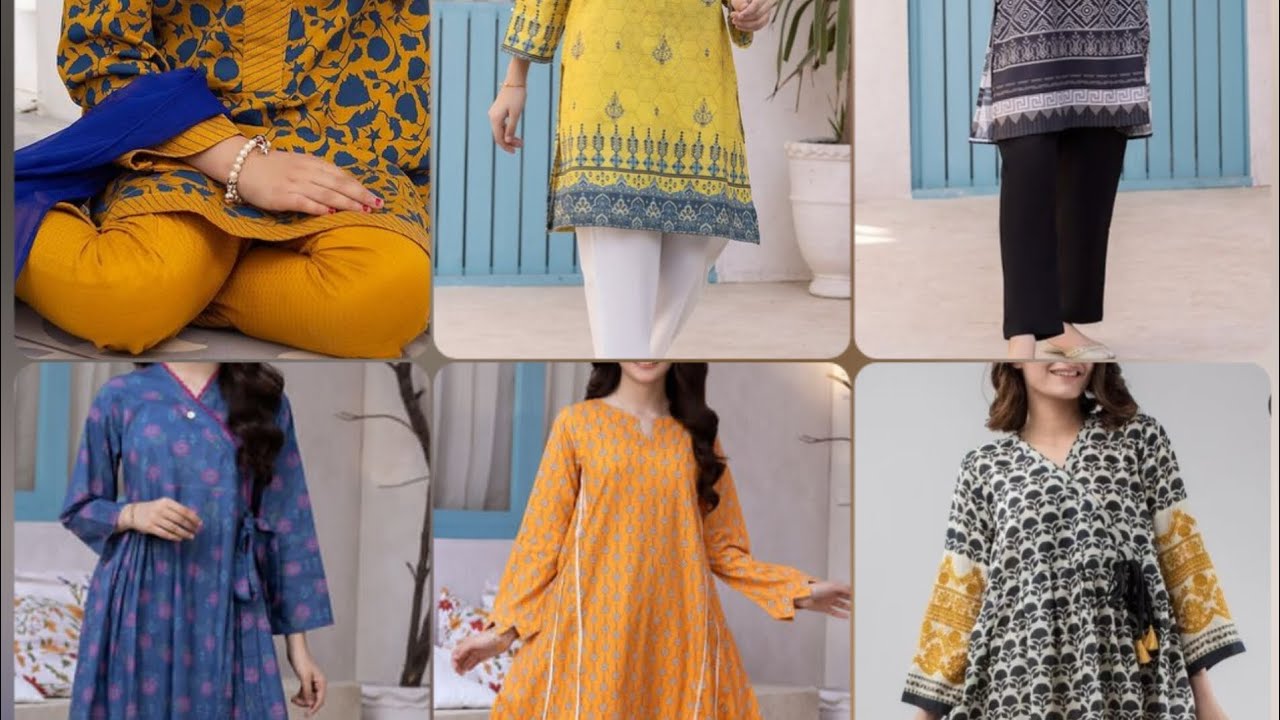 latest teenage girls frocks and shirts designs 2023//new eid dress designs ideas for summer