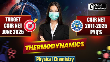 Thermodynamics PYQs Solved | CSIR NET & GATE Chemistry | CSIR Questions with Tricks