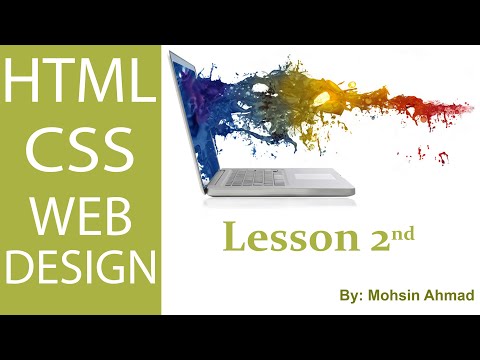 Web Designing Full Course #2 HTML Basics Tags and elements information