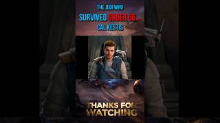 THE JEDI WHO SURVIVED ORDER 66...CAL KESTIS #starwars #jedisurvivor #disney #starwarsfan #jedi