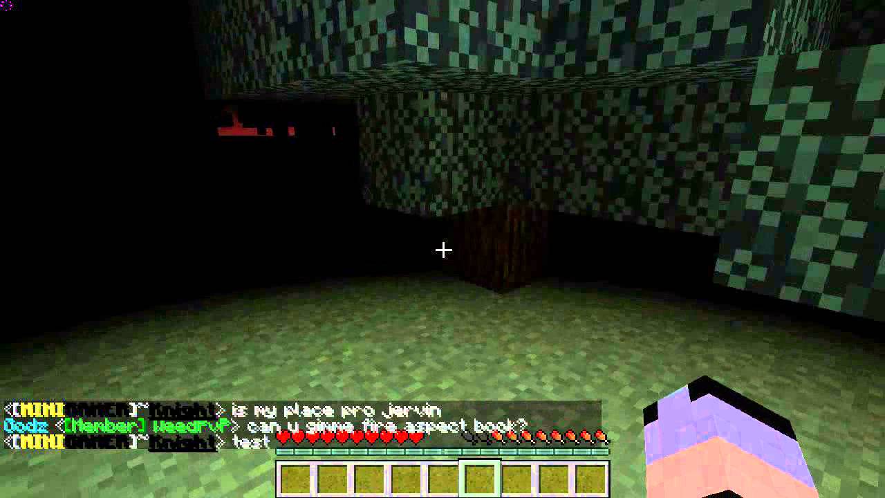 Cracked Minecraft server: Slender Man Minigame - YouTube