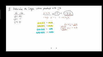 Determine the integer whose product with -1 is (i)42 (ii)63 (iii)-1 (iv)0 class7 icse ex1AQ8 integer