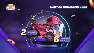 Pengumuman Gebyar BukaSend September 2023