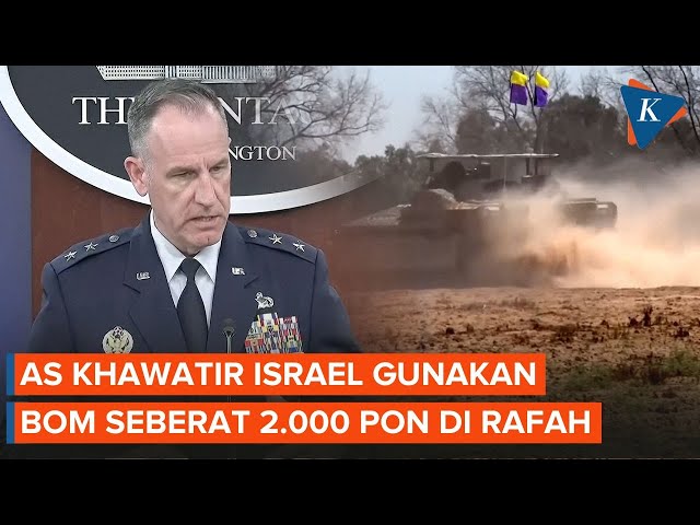 AS Khawatir Israel Gunakan Bom Seberat 2.000 Pon di Rafah class=