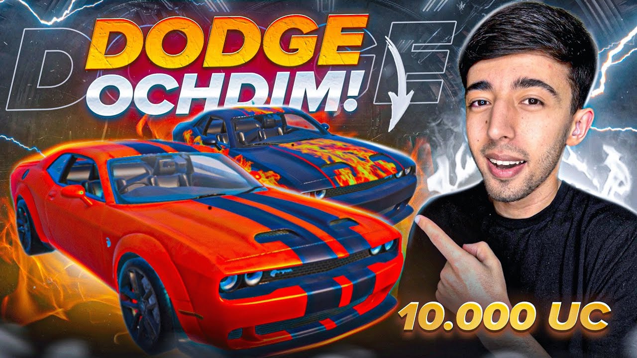 DODGE MOSHINA KELDI 🥵 10,000 UC ENG ZO'RINI OLDIM - PUBG MOBILE!!!