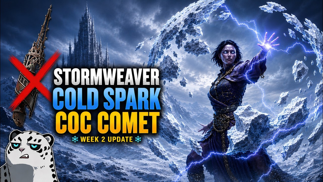 PoE 2 Stormweaver Spark - Cold Spark with CoC Comet - Week 2 Build Update | 0.5 Path of Exile 2