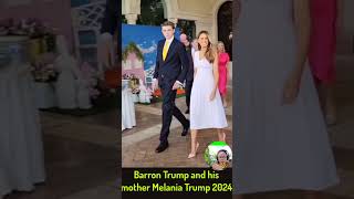 Barron Trump and Melania Trump #ytangan #shorts #short #barrontrump #barron #melaniatrump #melania