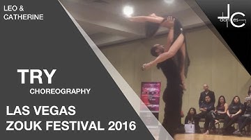 Leonardo Bilia and Catherine Pereira Performing at Las Vegas Zouk Festival 2016