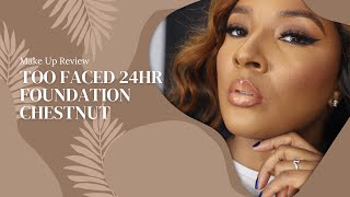 Too Faced Chestnut 24Hr Foundation & Butterscotch, Cocoa, Maple & Warm Sand Concealer screenshot 2