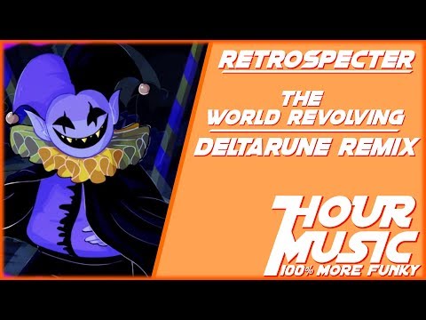 Deltarune The World Revolving Remix Jevil S Theme 1 Hour Loop - jevil oof battle v2 deltarune original game roblox