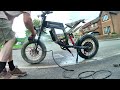How to clean a electric bike,when it's full of muck.without damaging it 