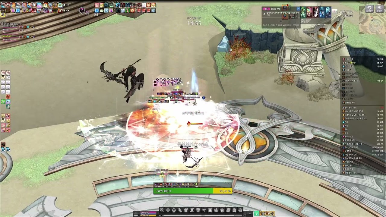 테섭2주차 브리1관 소울퓨파비교 나브쌍둔 3인