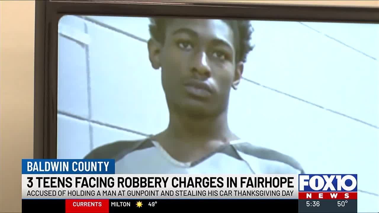 Teens accused of Fairhope armed robbery on Thanksgiving Day appear in ...