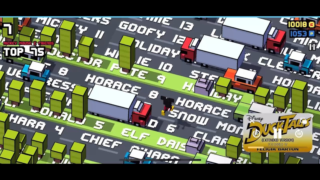 Disney crossy road trailer