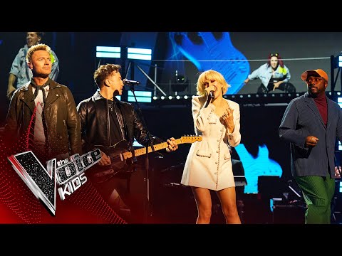 The coaches perform Are You Gonna Go My Way | The Voice Kids UK 2023