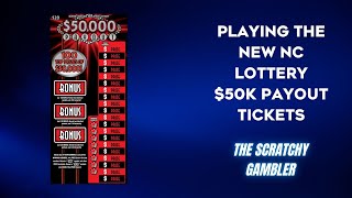 Scratching 5 20 New NC Lottery Tickets
